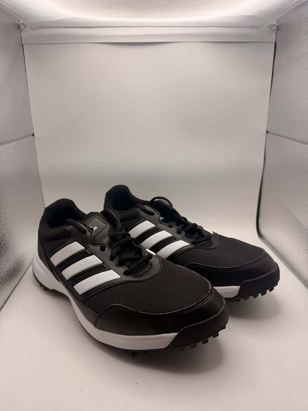 Adidas Tech Response 2.0 Size 10 Black White Golf Shoes EE9122